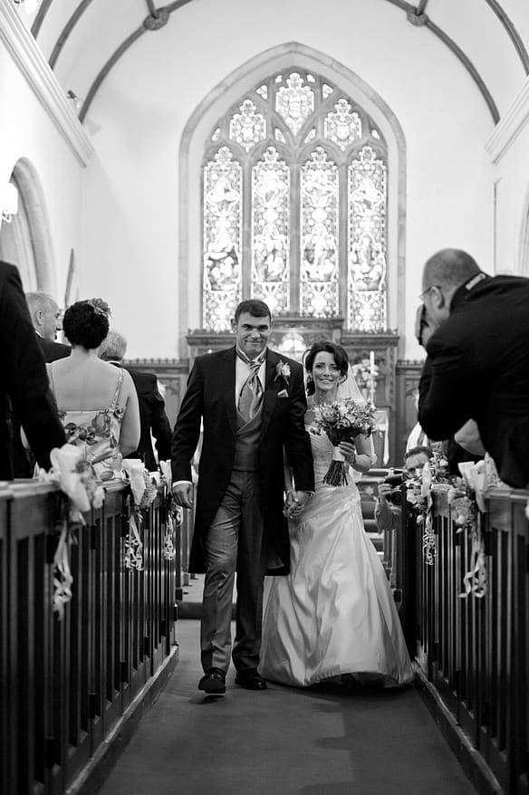 Wedding service at st mary's church in plymouth