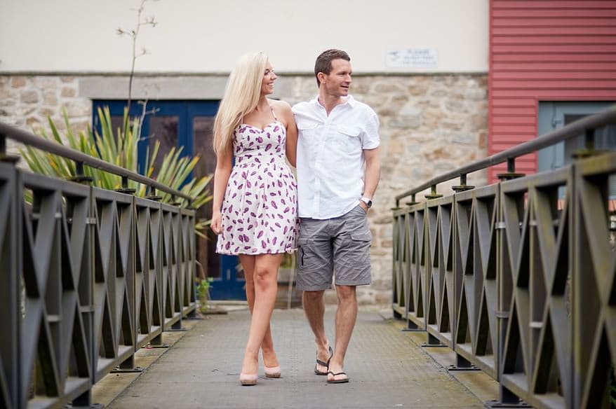 Engagement session in Cornwall