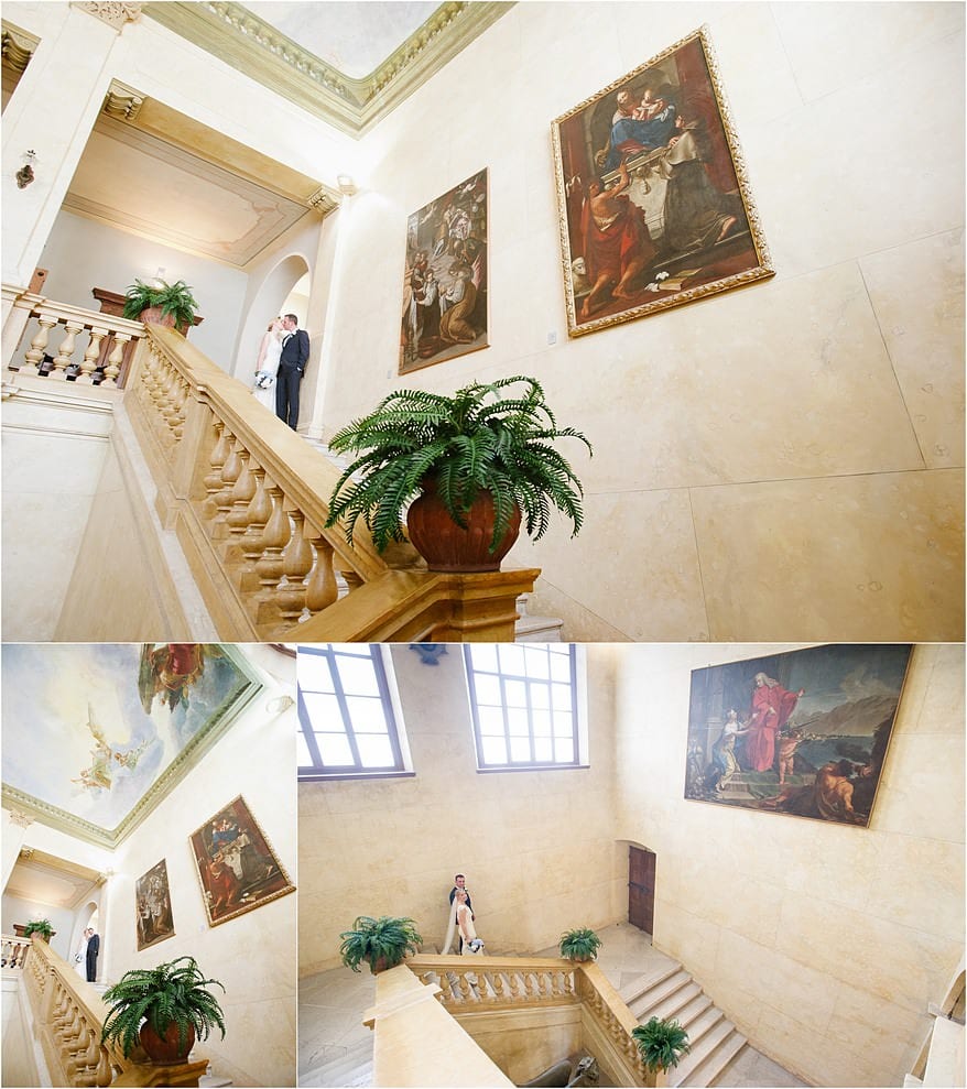 the grand stairway of the salo town hall
