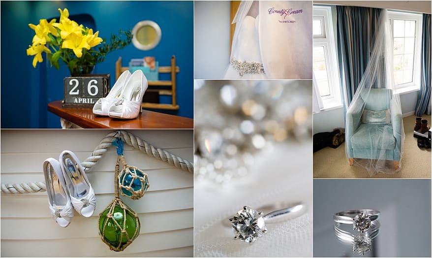 Wedding details at a St Michael's Hotel wedding