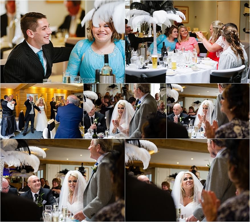 candid photographs of the bridal party at St Michael's Hotel