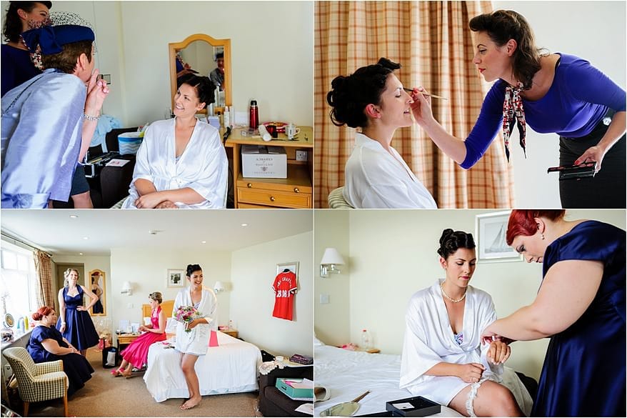 Glendorgal Hotel Wedding 3 Madam Tashy doing wedding makeup and hair at Glendorgal hotel