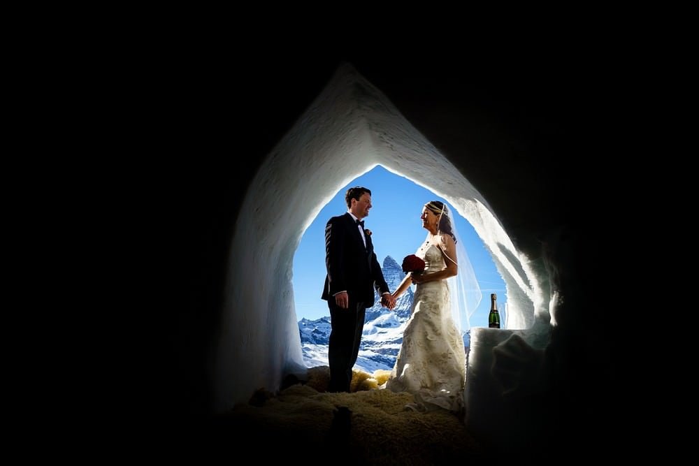 Swiss alpes wedding photography