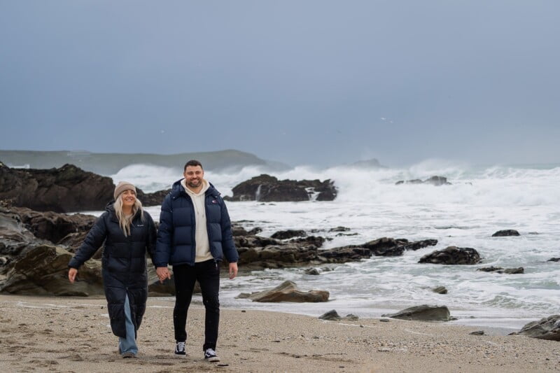 Magical wedding proposal in Newquay 26 enagagement shoot in newquay