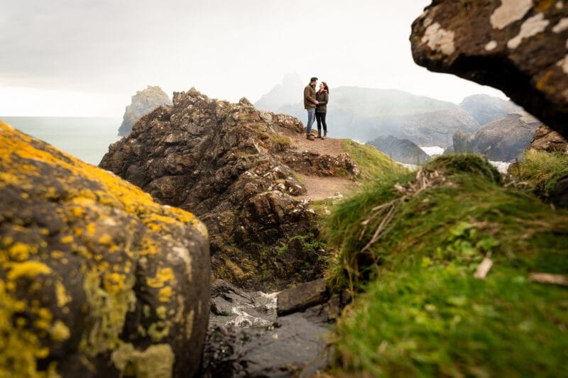 Stunning wedding proposal at Kynance Cove 6 kynance cove engagment shoot