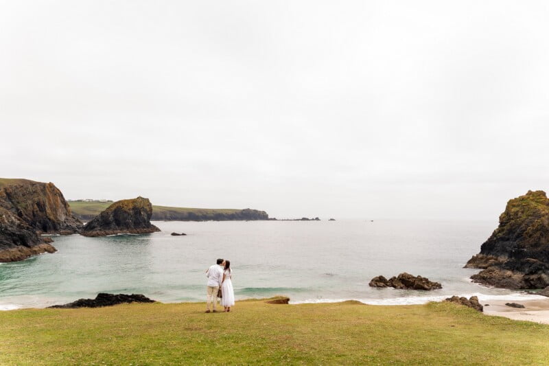 Stunning wedding proposal at Kynance Cove 49 Wedding proposal with a sea view in Cornwall