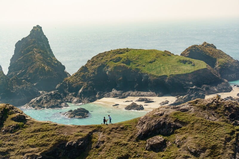 Stunning wedding proposal at Kynance Cove 3 Kynance cove wedding proposal