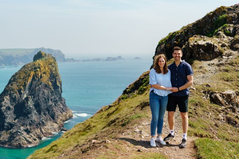 Stunning wedding proposal at Kynance Cove 15 engagement shoot at kynance cove