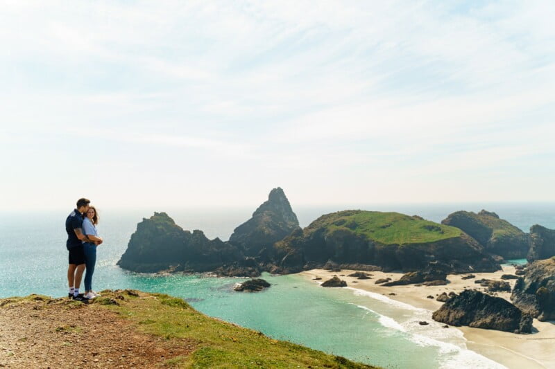 Stunning wedding proposal at Kynance Cove 22 Stunning views for a proposal at Kynance cove