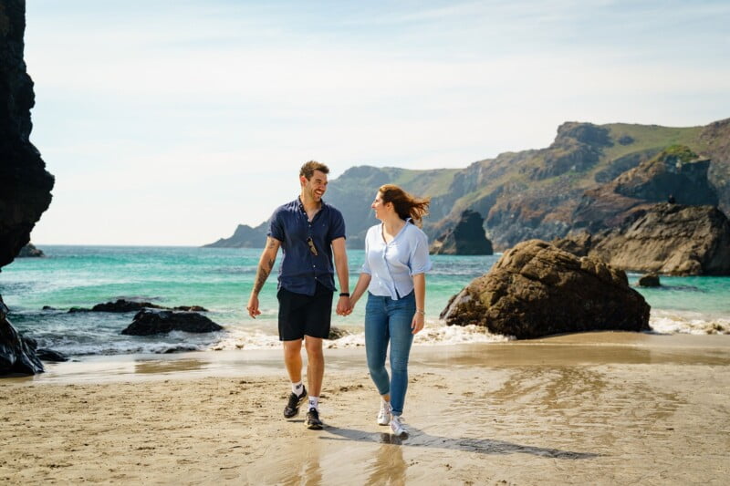 Stunning wedding proposal at Kynance Cove 27 kynance cove beach proposal