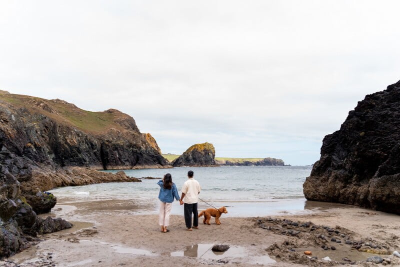 Stunning wedding proposal at Kynance Cove 21 kynance cove beach proposal