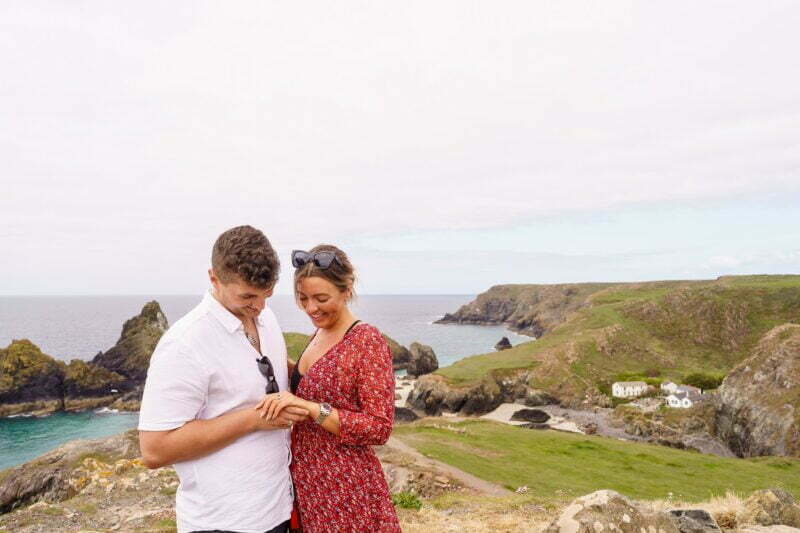 Stunning wedding proposal at Kynance Cove 47 she said yes to a cornish wedding proposal