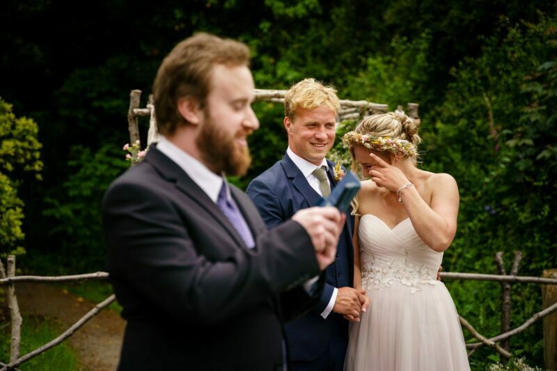 Cornish Camels Wedding Photographer 21 wedding ceremony at cornish camels