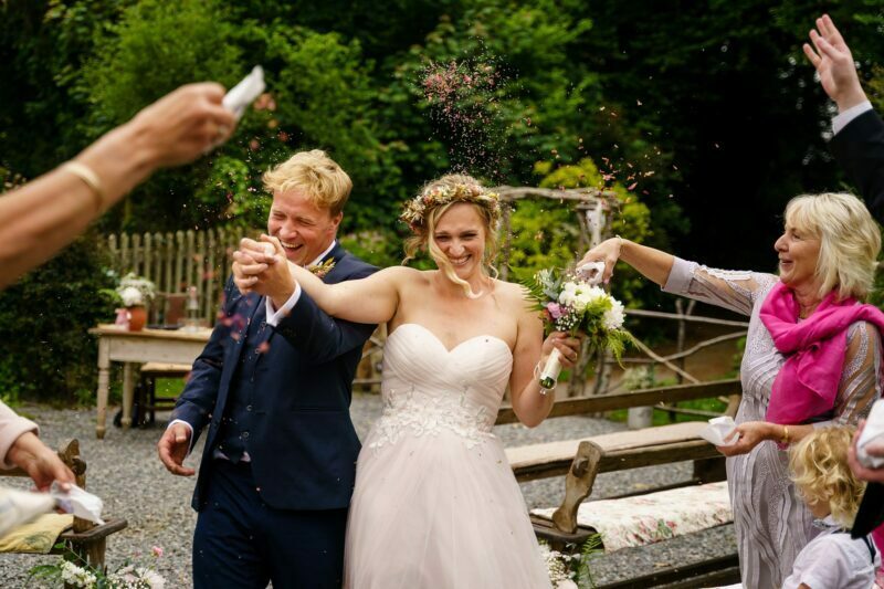 Cornish Camels Wedding Photographer 26 cornish camels confetti photography