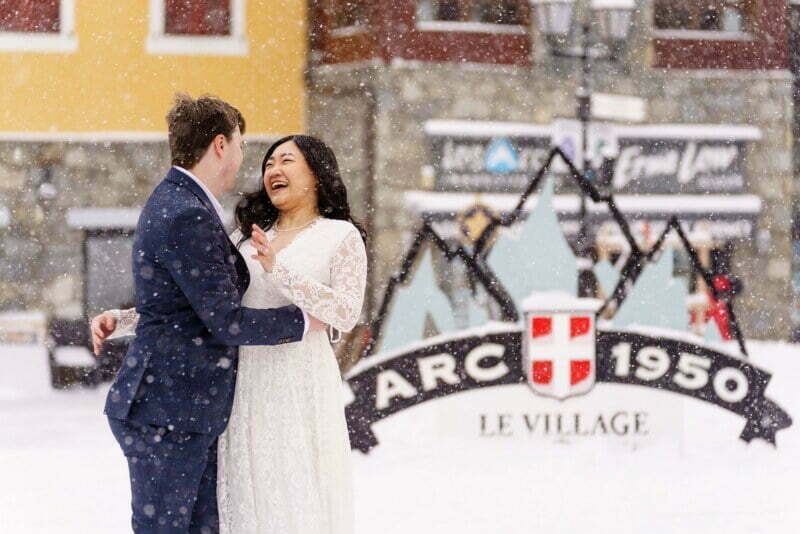 getting married in les arcs 1950