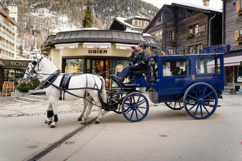 The Grand Zermatterhof horse carriage