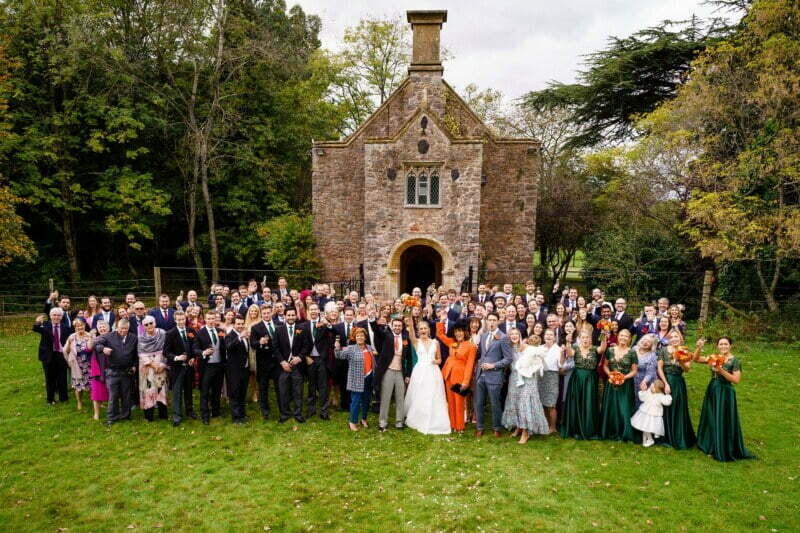 Bridwell Park wedding photographer 23 Wedding group photos at Bridwell Park