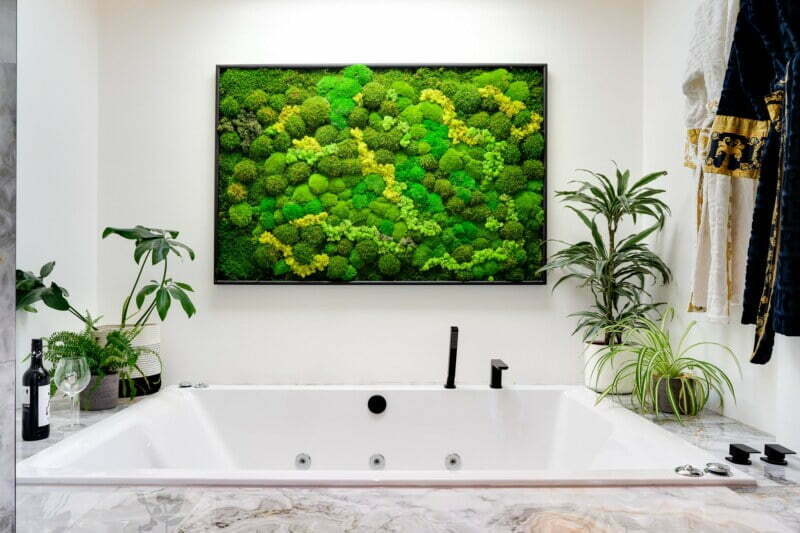 luxury bathroom wedding photography in Cornwall