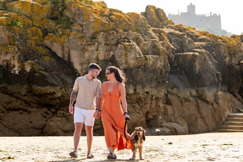 Top 10 places for a wedding proposal in Cornwall 81 wedding proposal with their dog in cornwall