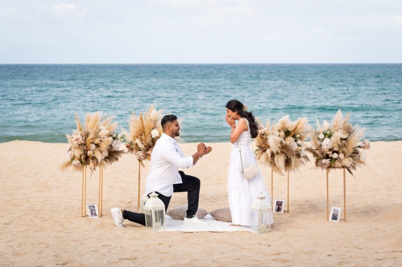 Top 10 places for a wedding proposal in Cornwall 242 Carbis bay wedding proposal