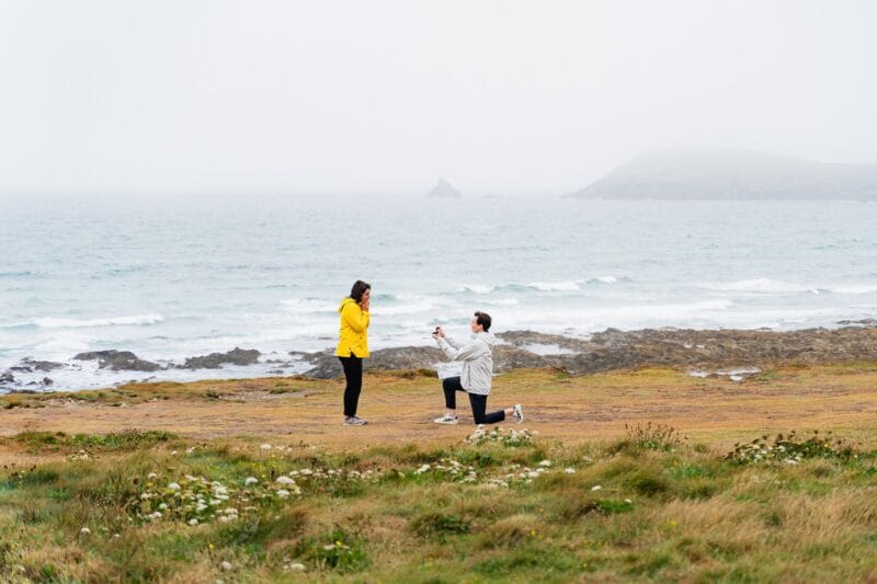Tips for a Stunning Wedding Proposal at Treyarnon Bay 2 wedding proposal at Treyarnon Bay